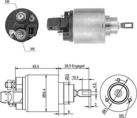 Magneti Marelli 940113050415 - Elektromagnetni Prekidač, starter www.molydon.hr