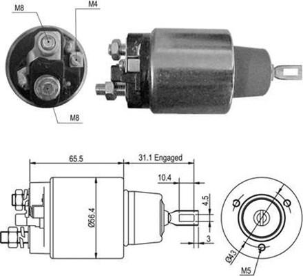 Magneti Marelli 940113050418 - Elektromagnetni Prekidač, starter www.molydon.hr