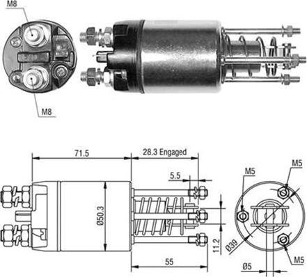 Magneti Marelli 940113050489 - Elektromagnetni Prekidač, starter www.molydon.hr