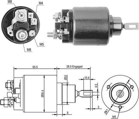 Magneti Marelli 940113050434 - Elektromagnetni Prekidač, starter www.molydon.hr