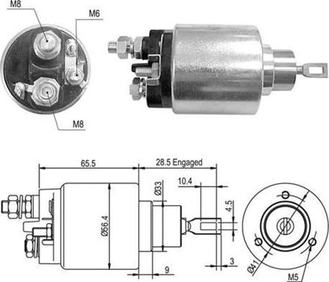 Magneti Marelli 940113050429 - Elektromagnetni Prekidač, starter www.molydon.hr