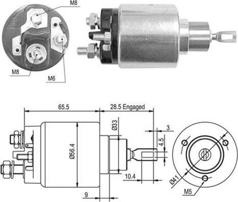 Magneti Marelli 940113050428 - Elektromagnetni Prekidač, starter www.molydon.hr