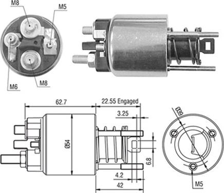 Magneti Marelli 940113050423 - Elektromagnetni Prekidač, starter www.molydon.hr