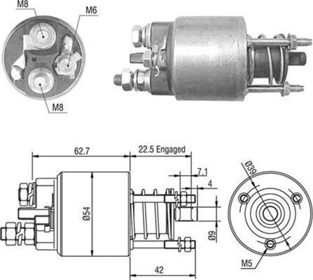 Magneti Marelli 940113050470 - Elektromagnetni Prekidač, starter www.molydon.hr