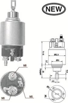 Magneti Marelli 940113050554 - Elektromagnetni Prekidač, starter www.molydon.hr