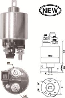 Magneti Marelli 940113050550 - Elektromagnetni Prekidač, starter www.molydon.hr