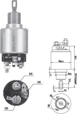 Magneti Marelli 940113050558 - Elektromagnetni Prekidač, starter www.molydon.hr