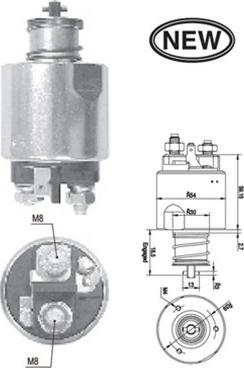 Magneti Marelli 940113050552 - Elektromagnetni Prekidač, starter www.molydon.hr