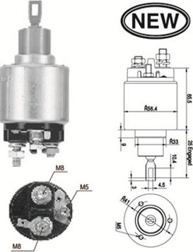 Magneti Marelli 940113050557 - Elektromagnetni Prekidač, starter www.molydon.hr