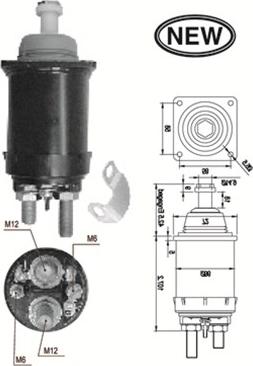 Magneti Marelli 940113050569 - Elektromagnetni Prekidač, starter www.molydon.hr