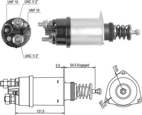 Magneti Marelli 940113050504 - Elektromagnetni Prekidač, starter www.molydon.hr