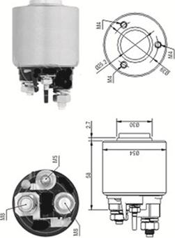 Magneti Marelli 940113050571 - Elektromagnetni Prekidač, starter www.molydon.hr