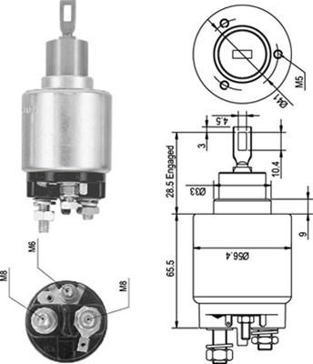 Magneti Marelli 940113050045 - Elektromagnetni Prekidač, starter www.molydon.hr