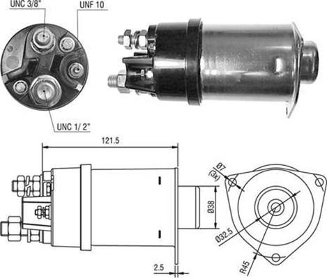 Magneti Marelli 940113050041 - Elektromagnetni Prekidač, starter www.molydon.hr