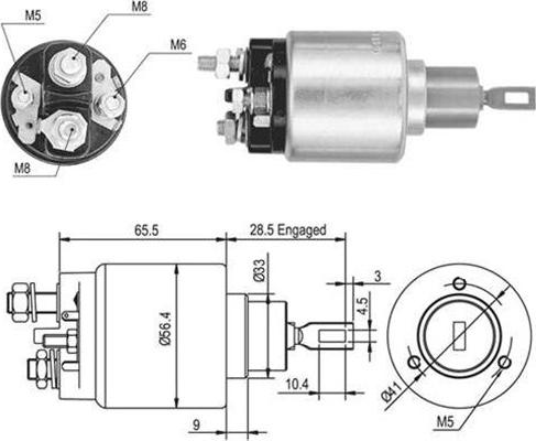 Magneti Marelli 940113050048 - Elektromagnetni Prekidač, starter www.molydon.hr