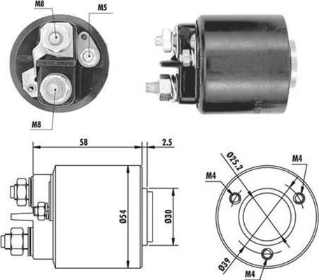 Magneti Marelli 940113050059 - Elektromagnetni Prekidač, starter www.molydon.hr