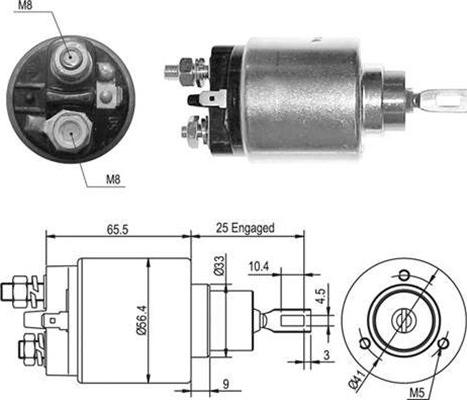 Magneti Marelli 940113050051 - Elektromagnetni Prekidač, starter www.molydon.hr