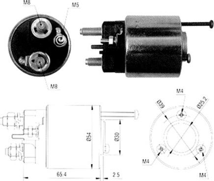 Magneti Marelli 940113050065 - Elektromagnetni Prekidač, starter www.molydon.hr