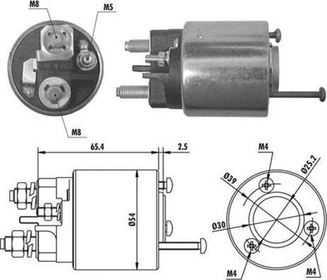 Magneti Marelli 940113050066 - Elektromagnetni Prekidač, starter www.molydon.hr