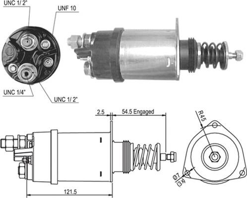 Magneti Marelli 940113050006 - Elektromagnetni Prekidač, starter www.molydon.hr