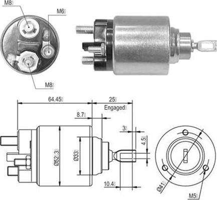 Magneti Marelli 940113050010 - Elektromagnetni Prekidač, starter www.molydon.hr