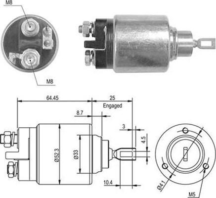 Magneti Marelli 940113050011 - Elektromagnetni Prekidač, starter www.molydon.hr