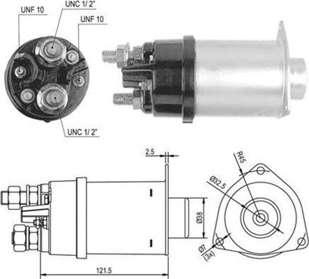 Magneti Marelli 940113050031 - Elektromagnetni Prekidač, starter www.molydon.hr