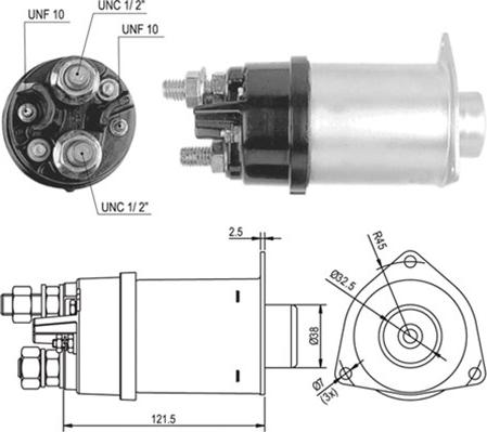 Magneti Marelli 940113050033 - Elektromagnetni Prekidač, starter www.molydon.hr