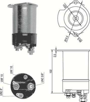 Magneti Marelli 940113050114 - Elektromagnetni Prekidač, starter www.molydon.hr