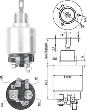 Magneti Marelli 940113050133 - Elektromagnetni Prekidač, starter www.molydon.hr