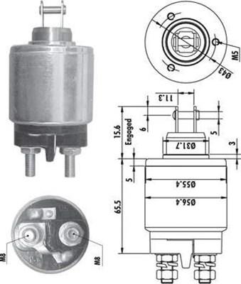 Magneti Marelli 940113050132 - Elektromagnetni Prekidač, starter www.molydon.hr