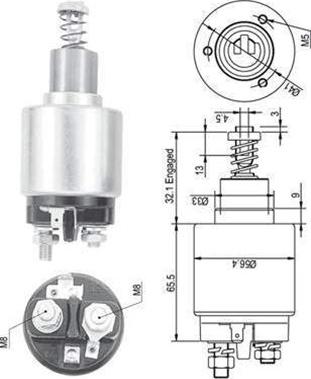 Magneti Marelli 940113050129 - Elektromagnetni Prekidač, starter www.molydon.hr