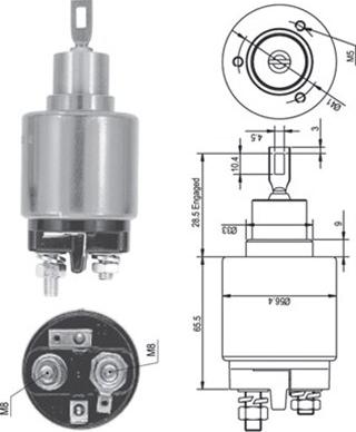 Magneti Marelli 940113050125 - Elektromagnetni Prekidač, starter www.molydon.hr