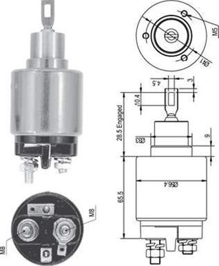 Magneti Marelli 940113050127 - Elektromagnetni Prekidač, starter www.molydon.hr