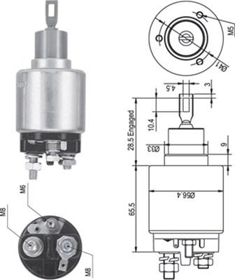 Magneti Marelli 940113050344 - Elektromagnetni Prekidač, starter www.molydon.hr