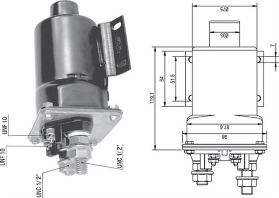 Magneti Marelli 940113050340 - Elektromagnetni Prekidač, starter www.molydon.hr