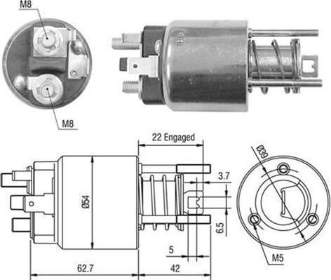 Magneti Marelli 940113050356 - Elektromagnetni Prekidač, starter www.molydon.hr