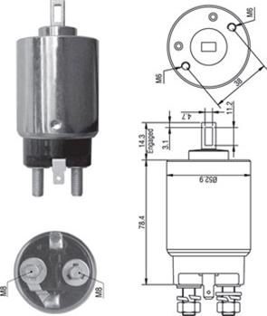 Magneti Marelli 940113050350 - Elektromagnetni Prekidač, starter www.molydon.hr