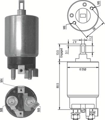 Magneti Marelli 940113050351 - Elektromagnetni Prekidač, starter www.molydon.hr