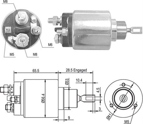 Magneti Marelli 940113050363 - Elektromagnetni Prekidač, starter www.molydon.hr