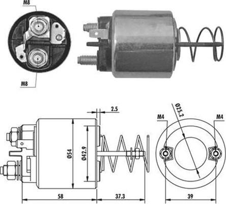 Magneti Marelli 940113050386 - Elektromagnetni Prekidač, starter www.molydon.hr