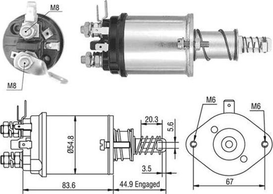 Magneti Marelli 940113050388 - Elektromagnetni Prekidač, starter www.molydon.hr