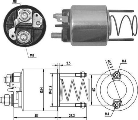 Magneti Marelli 940113050382 - Elektromagnetni Prekidač, starter www.molydon.hr