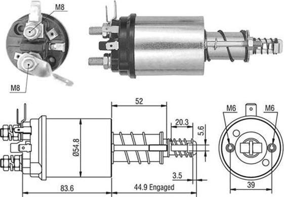 Magneti Marelli 940113050387 - Elektromagnetni Prekidač, starter www.molydon.hr