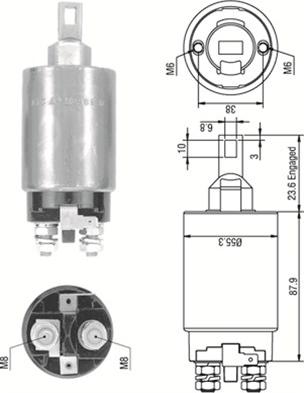 Magneti Marelli 940113050335 - Elektromagnetni Prekidač, starter www.molydon.hr