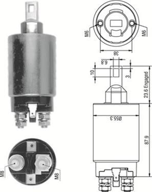 Magneti Marelli 940113050330 - Elektromagnetni Prekidač, starter www.molydon.hr