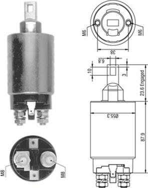 Magneti Marelli 940113050332 - Elektromagnetni Prekidač, starter www.molydon.hr