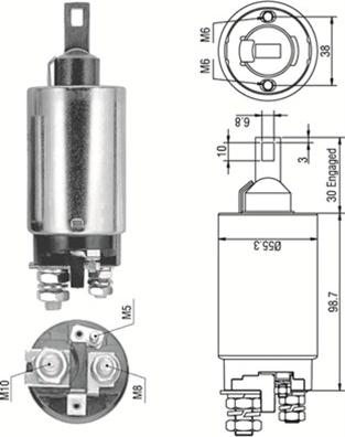 Magneti Marelli 940113050329 - Elektromagnetni Prekidač, starter www.molydon.hr