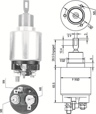 Magneti Marelli 940113050326 - Elektromagnetni Prekidač, starter www.molydon.hr