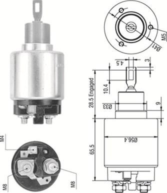 Magneti Marelli 940113050320 - Elektromagnetni Prekidač, starter www.molydon.hr